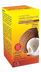 Olympian Labs Virgin Coconut Oil, 1000 mg, 60 Softgels  (Pack of 2)