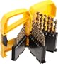 DEWALT DW1969 29 Piece Pilot Point Twist Drill Bit Assortment with Metal Index