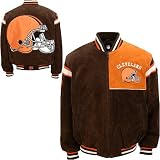 G-III Cleveland Browns Genuine Suede Leather Jacket
