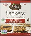 Doctor In The Kitchen Flaxseed Crackers, Tomato Basil, 5-Ounce