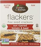 Doctor In The Kitchen Flaxseed Crackers, Tomato Basil, 5-Ounce