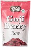 Foods Alive Organic Goji Berries, 8 Ounce  Bag