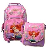 Cheap Disney Princess Little Mermaid Ariel Large Rolling School Backpack with Lunch Bag   Backpack Bundle Gift Set