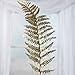 Factory Direct Craft Set of 2 Metallic Gold Sparkling Artificial Fern Sprays for Arranging, Crafting and Embellishing