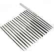 Set of 16 Needle Files & Handle Wire Wrapping File Tool