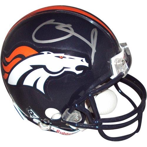 D.J. Williams Autographed Denver Broncos Mini Helmet - Autographed NFL Mini Helmets
