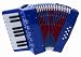 Search: D'Luca G104-BL Kids Piano Accordion 17 Keys 8 Bass, Blue