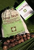 Green Virgin Soap Nuts (500 Grams=1.1 Lbs=8.8 Grams), Aprox 165 Wash Loads, Includes 2 Wash Bags.