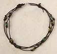Anklet - Triple Stranded, Indonesian Tradewind Beads
