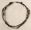 Anklet - Triple Stranded, Indonesian Tradewind Beads