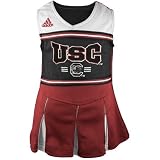 adidas South Carolina Gamecocks Garnet Toddler Two-Piece Cheerleader Dress