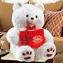 Cuddles and Hugs - Giant plush Teddy Bear with Boxed Chocolates