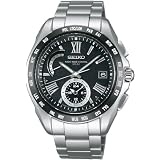 [セイコー]SEIKO 腕時計 BRIGHTZ ブライツ 日中米対応 ソーラー電波 ワールドタイム スーパークリアコーティング ブラック SAGA089 メンズ