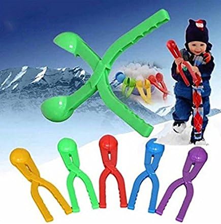 Winter Snow Ball Throwing Stick Snowball Thrower Maker Tool Kids Toy