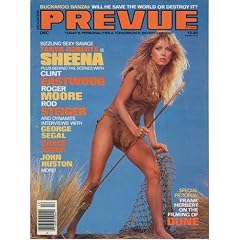Prevue: Mediascene Prevue 57, Volume 2, Number 17, November/December 1984: Tanya Roberts as Sheena