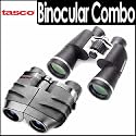 Tasco Binocular Bundle With Tasco Essentials 8-24X25 Porro Compact Zoom Binocular - ES82425D & Tasco Sonoma 10X50 Wide Angle Binocular - SN1050D