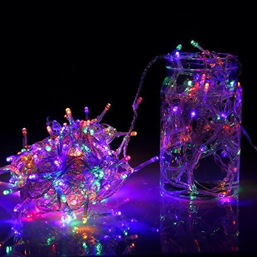 LEAZEAL 300 LED Christmas Lights String Fairy Lights for Indoor Outdoor Party Wedding Decoration 24V(Multi Color)