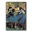 Dancers in Blue - 5" x 7" Museum Quality Greeting Card