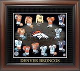 Denver Broncos Framed Art - Commemorative Framed Plaque Decoration - Denver Broncos