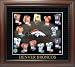 Denver Broncos Framed Art - Commemorative Framed Plaque Decoration - Denver Broncos
