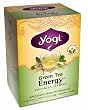 Yogi Green Tea Energy, Herbal Tea Supplement, 16-Count Tea Bags (Pack of 6)