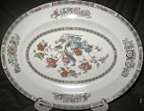 Wedgwood Kutani Crane Oval Platter 14