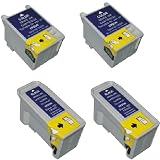 Take4Less 4-pack (2B+2C) T040 T041 T040120 T041020 Compatible Ink Cartridges for Epson Stylus CX3200 C62