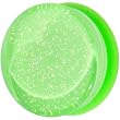 24mm Green Neon Glitter Saddle Plug