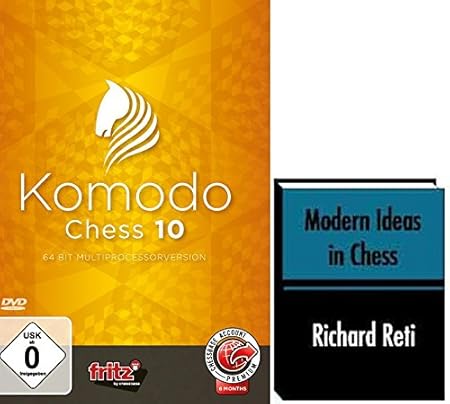 Komodo 10 Chess Playing Software Program - World Champion & ChessCentral's Modern Ideas in Chess E-book (2 item Bundle)