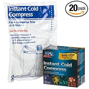 First Aid Only 6 X 9 Instant Cold Compress, Boxes (Pack of 20) by First Aid Only