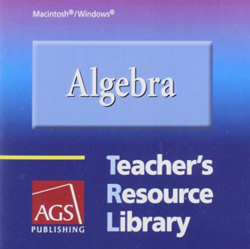 ALGEBRA TEACHERS RESOURCE LIBRARY ON CD-ROM FOR WINDOWS AND MACINTOSH