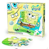 Spnge Bob Squarepants Shaped Floor Puzzle