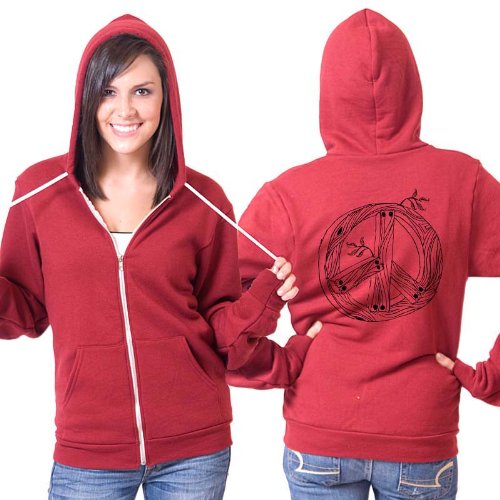 Peace Sign American Apparel Hoodie