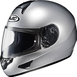 HJC Metallic Men's CL-16 Sports Bike Motorcycle Helmet - CR Silver