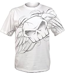 No Fear MMA Men's FLYING DOOM T-Shirt- White