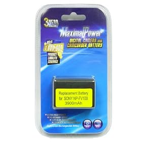 Maximal Power DB SON NP-FV100 3900mah High Capacity Li-ion Battery