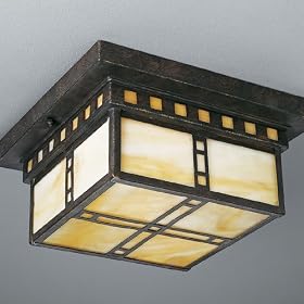 Arts and Crafts Flush Mount