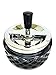 4.75 Vintage Push Down Glass Spinning Ashtray ~ Choose Your Own Color (Black)