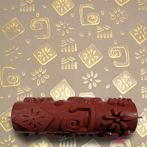 Picassi Patterned Paint Roller Kit. Create Stunning Wall Murals. Breathe New Life Into Old Furniture. Ideal Alternative To Wallpaper, Wall Decals & Stickers. Ideal For Home Decoration, Nursery, etc