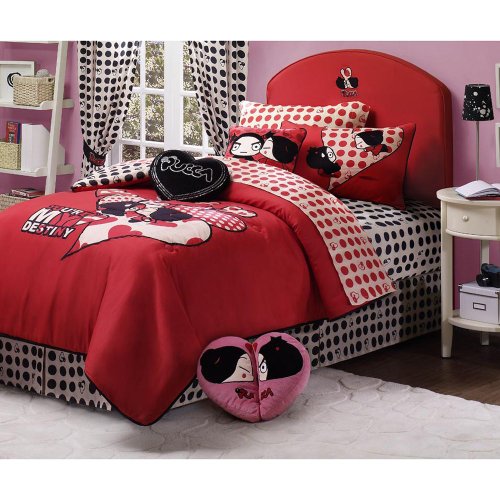 Pucca Kiss Me Comforter - Multi - Twin