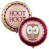 Look Whoo's 1 - Pink 18 Foil Balloon Infant