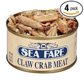 Sea Fare Claw Crab Meat, 6.5-Ounce (Pack of 4) by Sea Fare