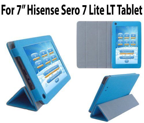 HappyZone PU Leather Case Cover For Hisense Sero 7 Lite LT Tablet - Blue