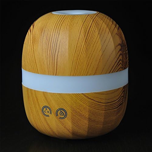 Jecnovo Aromatherapy Essential Diffuser with 7 Color Changing LED Lights and Waterless Auto Shut-off Function（100ml)