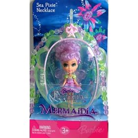 Barbie Fairytopia Mermaidia - Green + Purple Sea Pixie Necklace (2006) by Sea Pixie Necklace Barbie Fairytopia Mermaidia