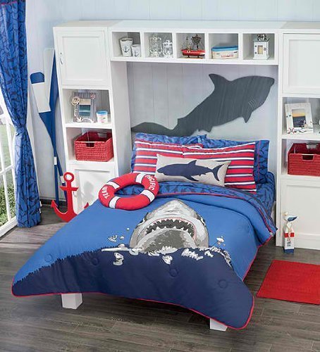 Shark Reversible Comforter Set