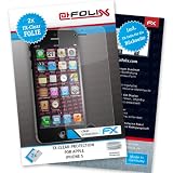 atFoliX FX-Clear Displayschutzfolie für Apple iPhone 5 (2er SET: 2 x Vorder- und 2 x dreiteilige Rückseite) Displayschutz Folie kristallklar! Höchste Qualität - Made in Germany!