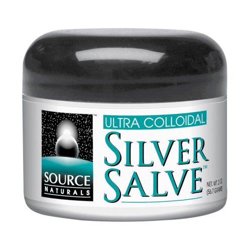 Source Naturals Ultra Colloidal Silver Salve, 10 ppm, 0.5-Ounce (Pack of 2)