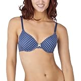 Gilligan & O'Malley® Microfiber Demi Padded Bra - Blue Bubble&nbsp;