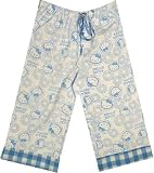 Hello Kitty Blue Circles Sleep Capri Pants for women